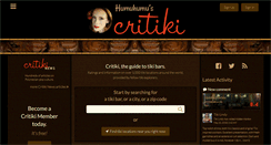 Desktop Screenshot of critiki.com